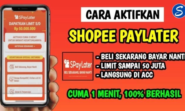 cara mengaktifkan shopee paylater untuk penjual