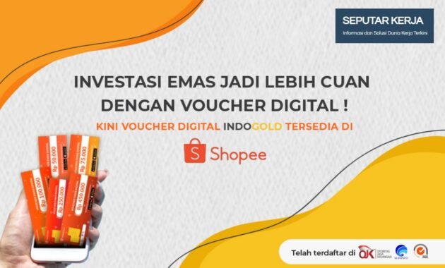 investasi emas di shopee